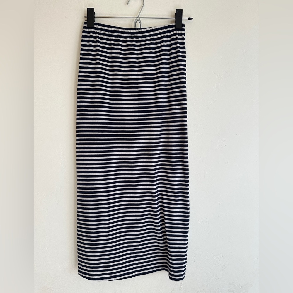 Billabong Striped Pencil Skirt with slit, M